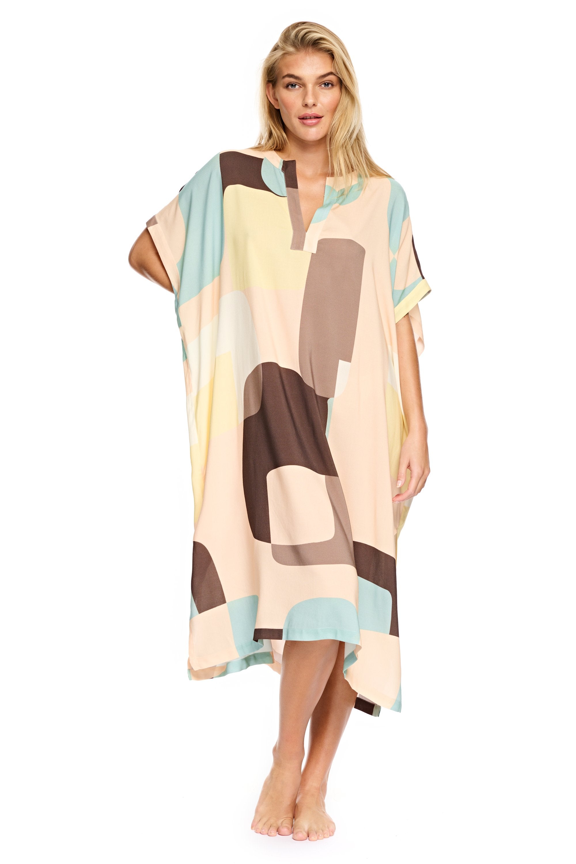 Flores Klänning -MONDRIAN PEACHES