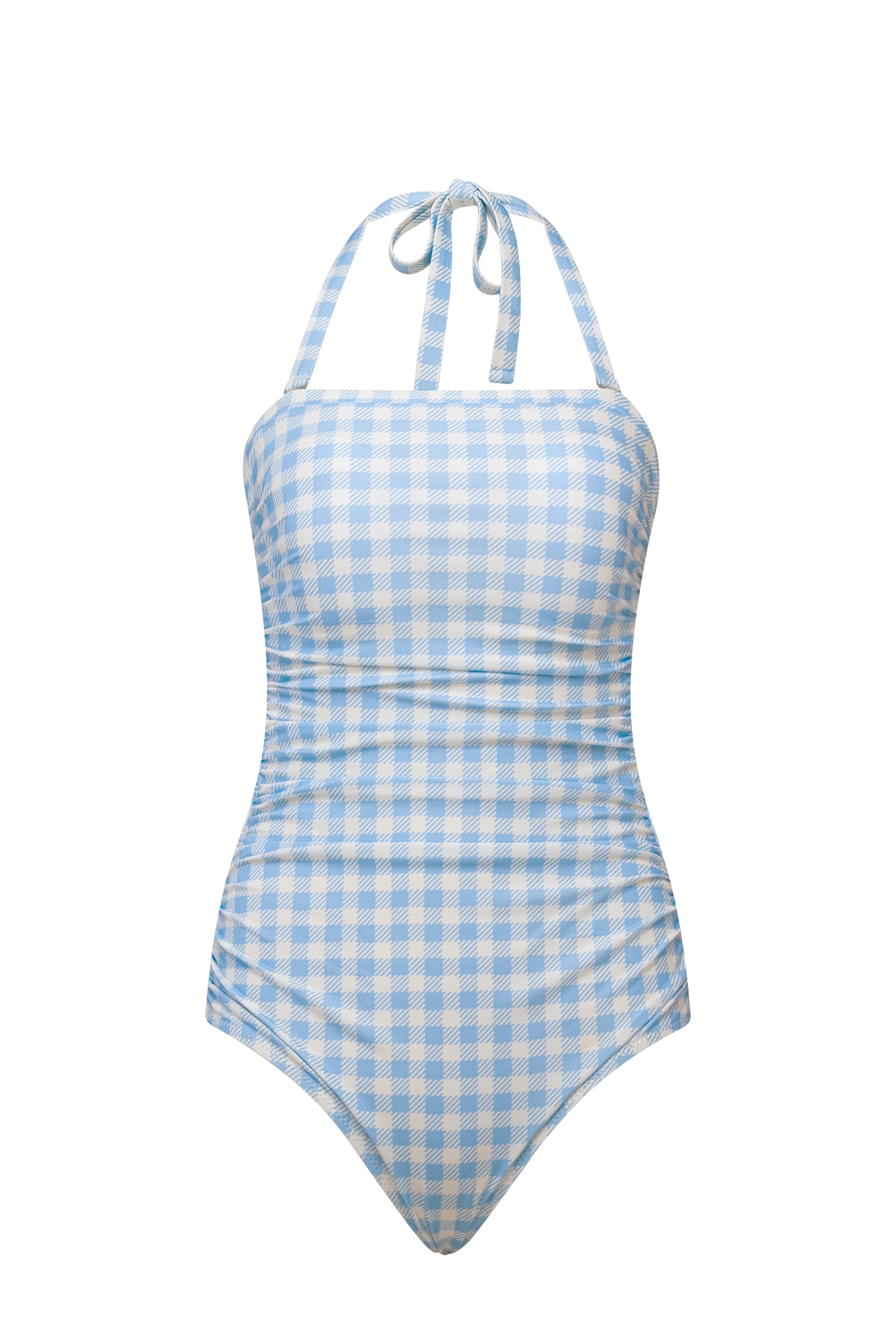 Acapulco Baddräkt-GINGHAM AQUA