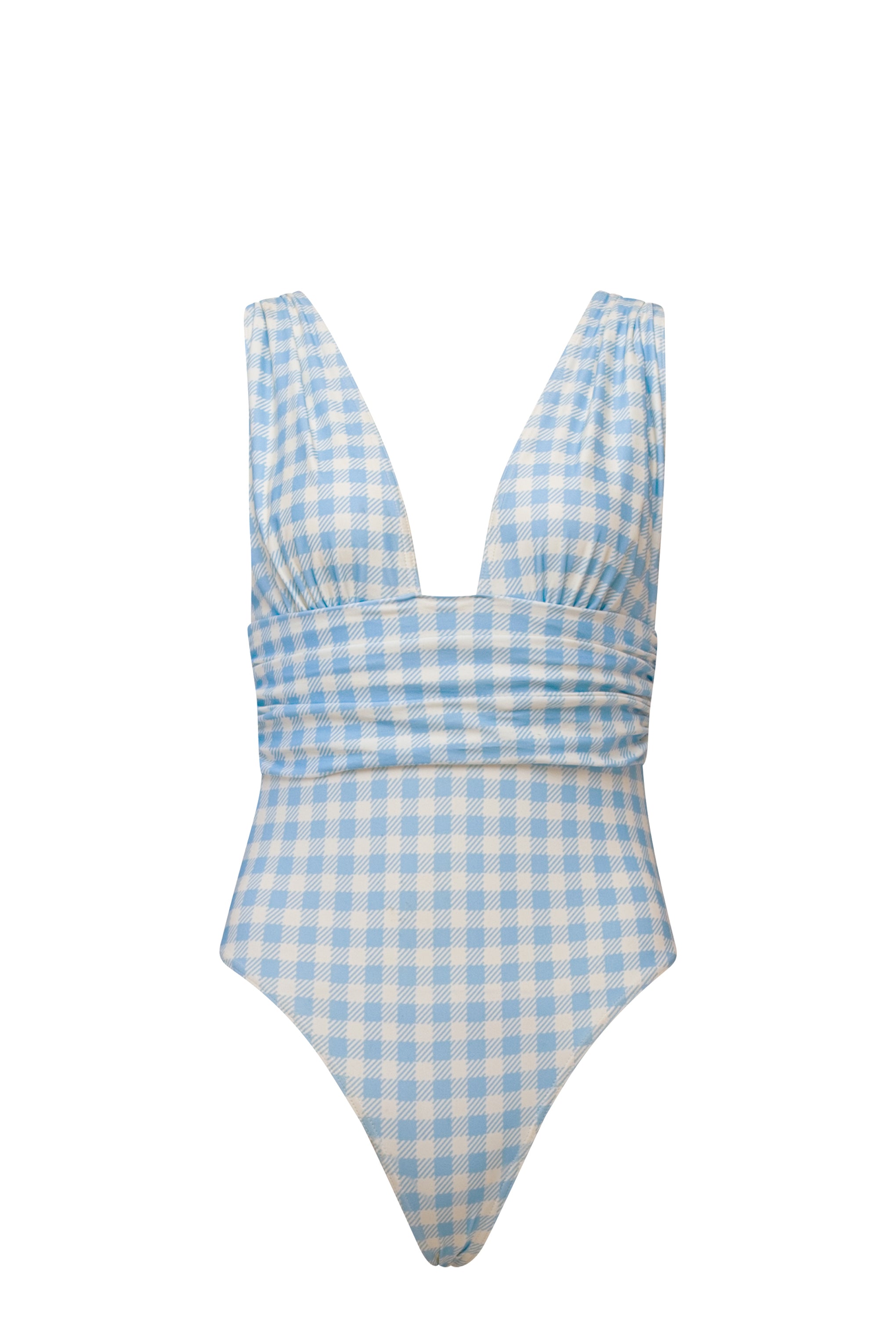 Rio Baddräkt-GINGHAM AQUA